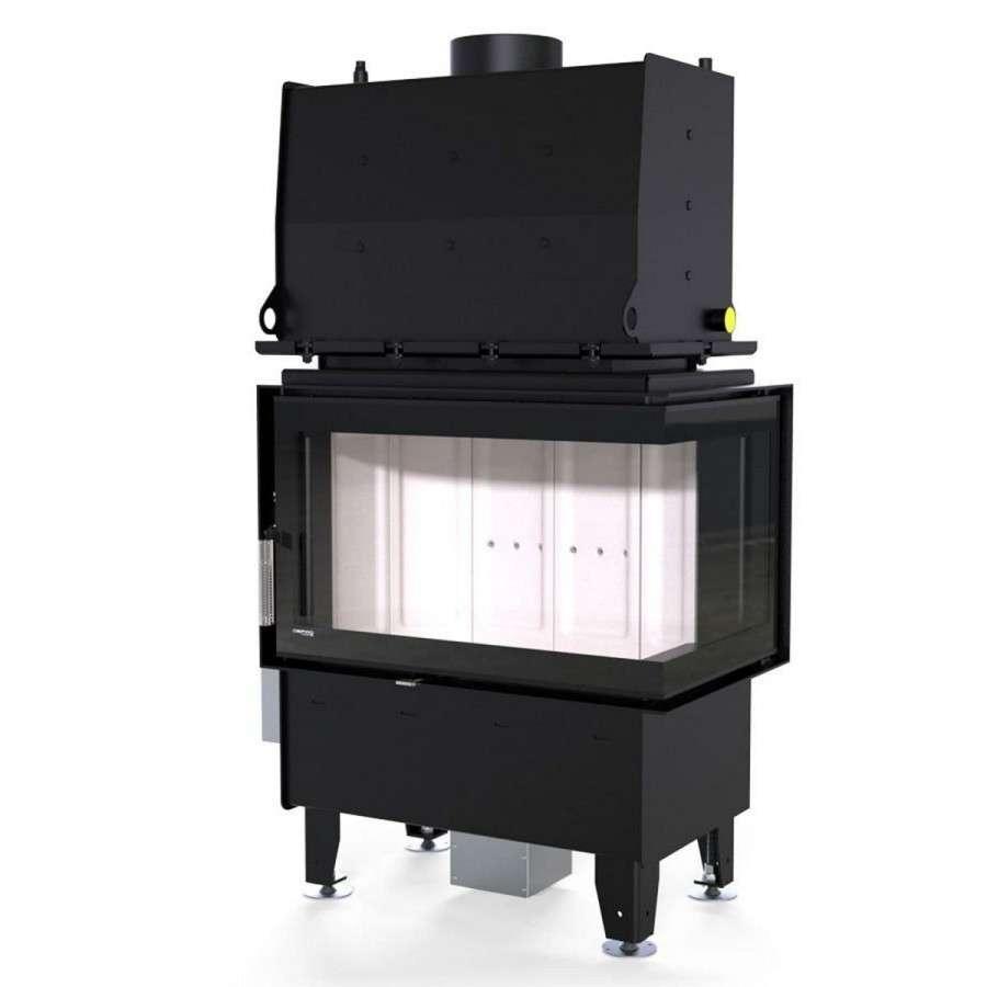 Каминная топка Defro Home RIVA SM BP SHORT угловая, с водяным контуром Амазонка бай фото в Бресте