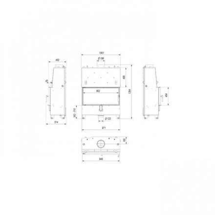 Каминная топка Kratki Lucy/PW/20/W в Бресте