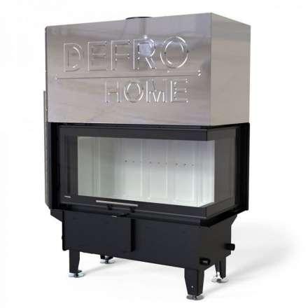 Каминная топка DEFRO HOME RIVA ME BL G SHORT угловая с водяным контуром и подъемом стекла вверх в Бресте