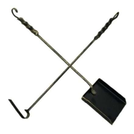 Набор кочерга и совок Везувий кованный купить в Бресте