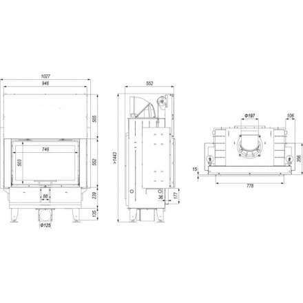 Каминная топка DEFRO HOME INTRA ME G в Бресте