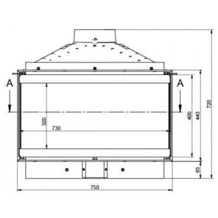 Каминная топка KFD ECO iMAX 7 3F standard в Бресте