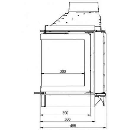 Каминная топка KFD ECO iMAX 7 3F standard в Бресте