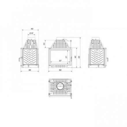 Каминная топка Kratki ZUZIA/ECO в Бресте