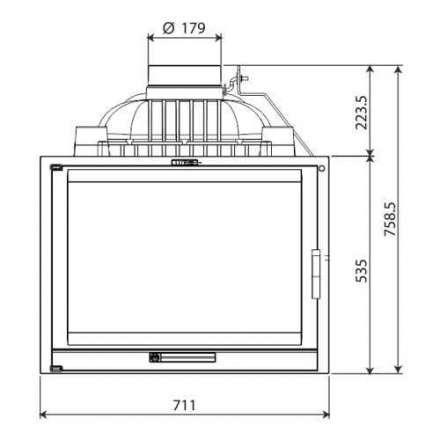 Каминная топка NORDflam LB CDP в Бресте