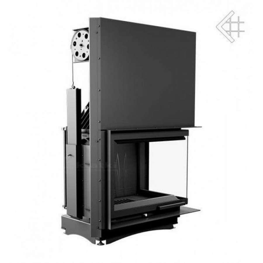 Каминная топка Kratki Amelia/P/BS/G (угловое стекло справа, гильотина) Амазонка бай фото в Бресте