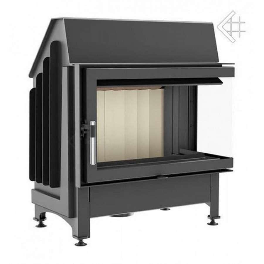 Каминная топка Kratki Zibi/P/BS (угловое стекло справа) Амазонка бай фото в Бресте