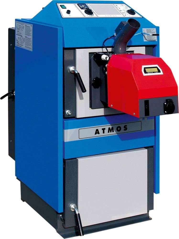 Твердотопливный котёл Atmos DC 50 S с пеллетной горелкой Амазонка бай фото в Бресте