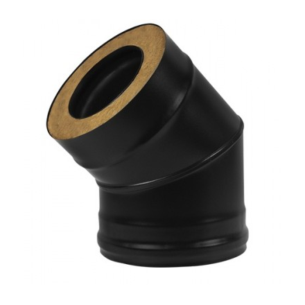 Сэндвич-отвод 45° Black Везувий купить в Бресте