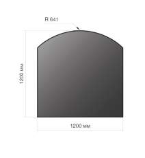 Лист напольный Везувий, 2мм, черный 1200*1200*2 R641 в Бресте