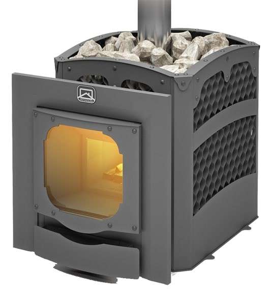 Печь для бани Теплодар Былина-Сетка-24 Ч Панорама (1.1) (без дверцы) Амазонка бай фото в Бресте