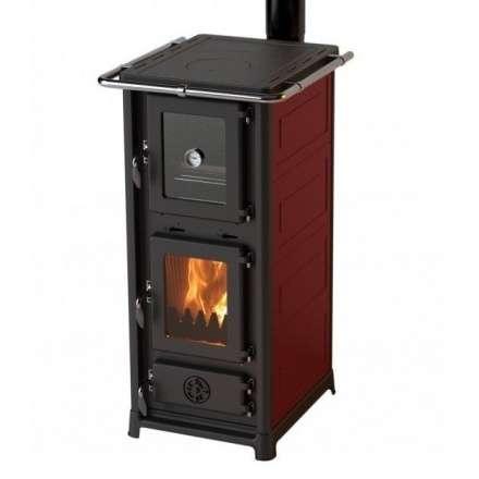 Печь-камин MBS Olympia Plus бордовая Амазонка бай фото в Бресте