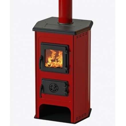 Печь-камин MBS Hit красный фото в Бресте