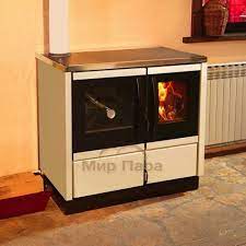Купить Печь-камин MBS Thermo Rocky (с водяным контуром) кремовая в Бресте Амазонка бай фото в Бресте