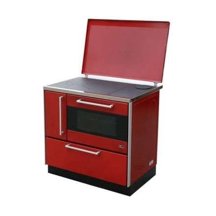 Плита на дровах MBS Royal 720 Plus P (с крышкой) красная Амазонка бай фото в Бресте