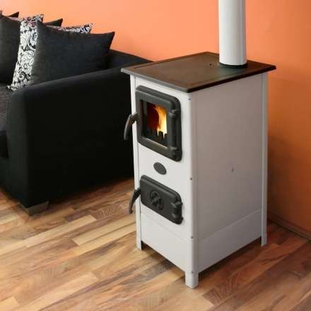 Печь-камин MBS Hera Plus белый в Бресте