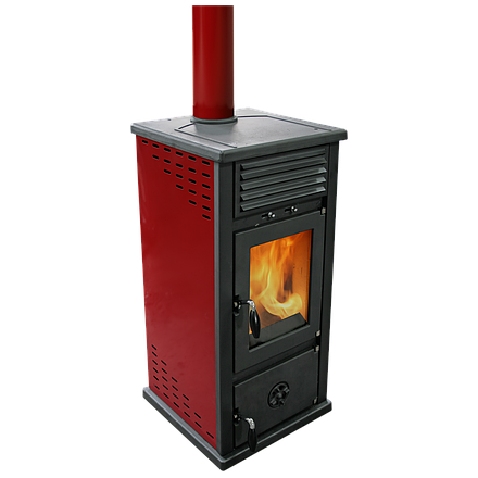 Печь-камин MBS Vesta Plus красная Амазонка бай фото в Бресте