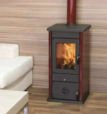 Купить Печь-камин MBS Vesta Eco бордовая в Бресте в Бресте