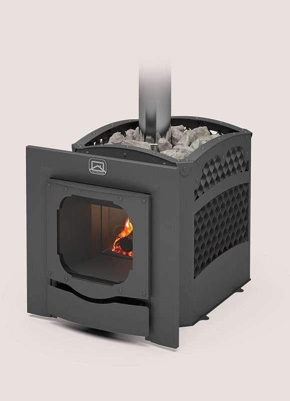 Печь для бани Теплодар Былина-Сетка-12 Ч Панорама (1.1) (без дверцы) купить в Бресте