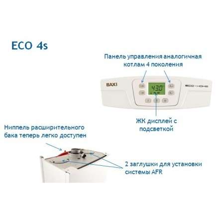 Газовый котел Baxi ECO 4S 24F в Бресте