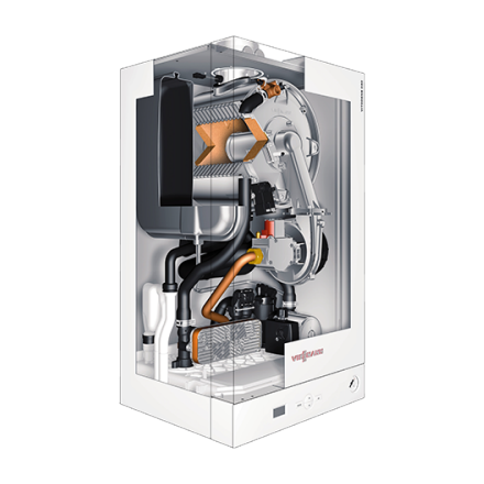 Конденсационный котел Viessmann Vitodens 50-W BPJD 24 кВт двухконтурный в Бресте