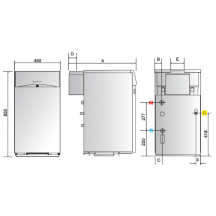 Газовый котел Ariston UNOBLOC G 38 RI в Бресте