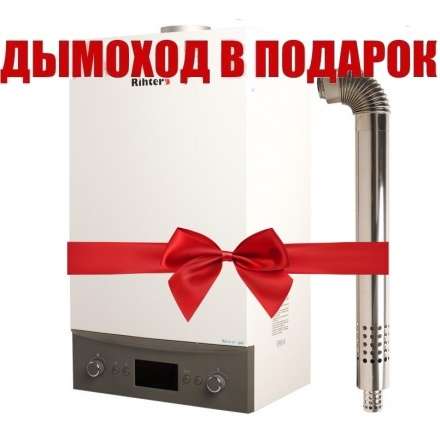 Газовый котел Rihters Econom 26 с дымоходом в Бресте