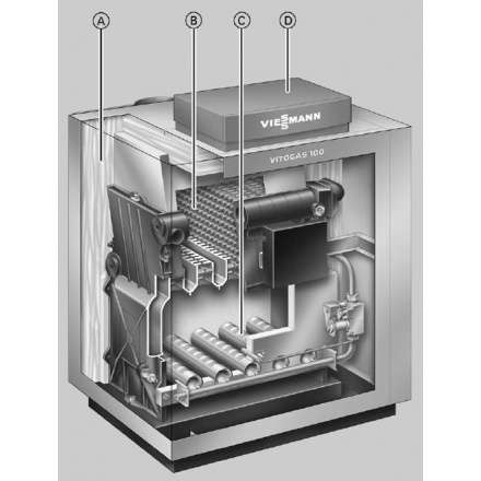 Газовый котел Viessmann Vitogas 100-F 35 в Бресте