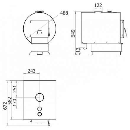 Твердотопливный котел Теплодар Куппер Уют-10 в Бресте